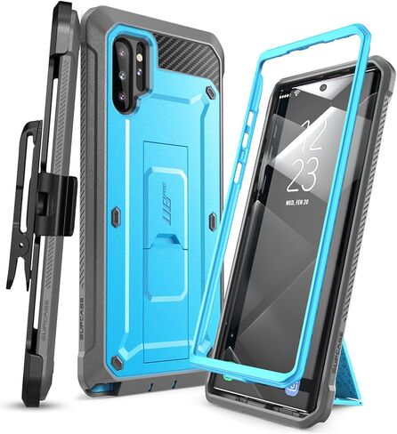 حافظة سلسلة SUPCASE Unicorn Beetle Pro مصممة لهاتف Samsung Galaxy Note 10 Plus/Note 10 Plus 5G، حافظة متينة لكامل الجسم ومسند بدون واقي شاشة مدمج (أسود) in Kuwait