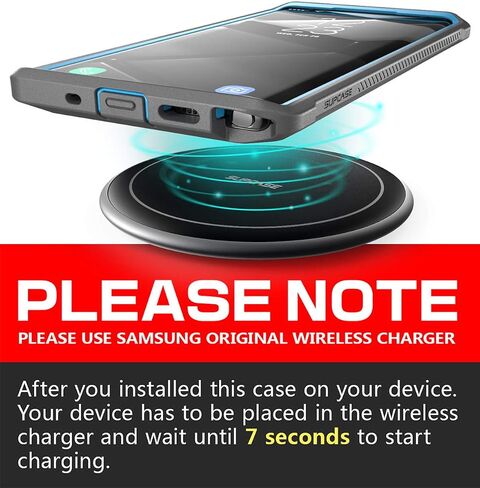 حافظة سلسلة SUPCASE Unicorn Beetle Pro مصممة لهاتف Samsung Galaxy Note 10 Plus/Note 10 Plus 5G، حافظة متينة لكامل الجسم ومسند بدون واقي شاشة مدمج (أسود) in Kuwait