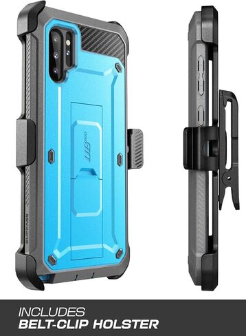حافظة سلسلة SUPCASE Unicorn Beetle Pro مصممة لهاتف Samsung Galaxy Note 10 Plus/Note 10 Plus 5G، حافظة متينة لكامل الجسم ومسند بدون واقي شاشة مدمج (أسود) in Kuwait
