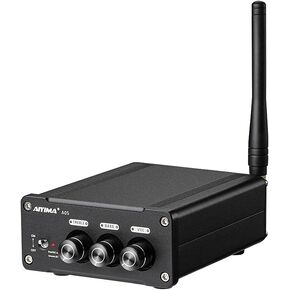 AIYIMA A05 TPA3221 مضخم الطاقة 100 وات + 100 وات بلوتوث QCC3034 APTX 2.0CH Mini HiFi Stereo Class D Power AMP Treble Bass قابل للتعديل لمكبر الصوت السلبي in Kuwait