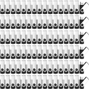 Kanayu 100 Pack USB Flash Drives Bulk 2.0 USB Thumb Drives Memory Jump Drive with LED Light Portable Keychain Flash Drive for Data Storage Pc Computer Laptop Office School (16GB) in Saudi Arabia