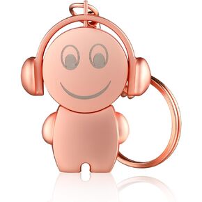 ZJR USB Flash Drives 64GB Thumb Drive Cute Cartoon Metal Pen Drive 2.0 Portable Memory Stick with Keychain Data Storage Flash Drive Gifts for Friends Family Classmates (64GB, Silver（X21）)