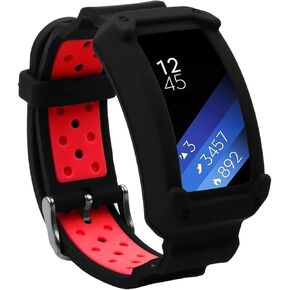 حزام ونليكس لهاتف Samsung Gear Fit2 / Fit2 Pro، حزام ساعة بديل من السيليكون متوافق مع Galaxy Gear Fit2 SM-R360 & Fit 2 Pro للنساء والرجال in Kuwait
