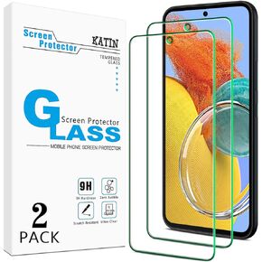KATIN [2-Pack] Screen Protector Designed for Samsung Galaxy A54 5G Tempered Glass, Anti Scratch, Bubble Free, HD Clear, Case Friendly in Kuwait