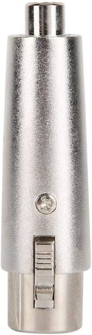 3pcs RCA Female to 3-Pins XLR Female Jack Plug, Audio Connector Conversion Adapter, Zinc Alloy Audio Connector Conversion Adapter,RCA Female to 3-Pins XLR Female Adapter in Kuwait