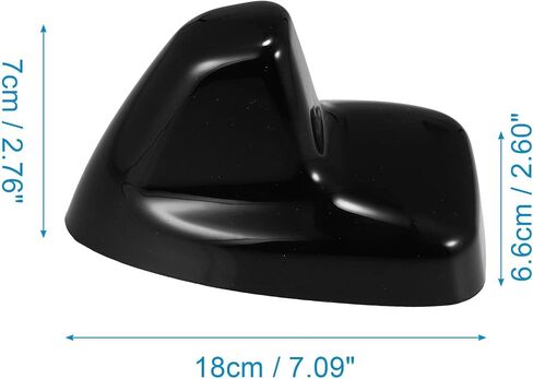 X AUTOHAUX Car Shark Fin Shape Antenna Roof Aerial Cover Trim Exterior Decoration Black for Toyota Tundra 2014-2021 in Saudi Arabia