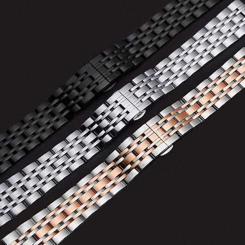 أساور Mtozon من الفولاذ المقاوم للصدأ متوافقة مع fitbit Sense 2/Sense/Versa 4/Versa 3، سوار معصم معدني كلاسيكي بديل للرجال in Kuwait