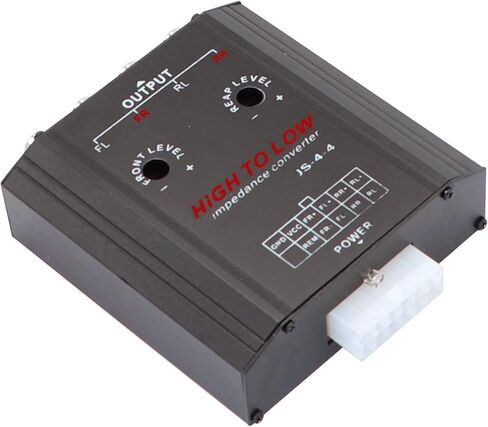 جيميتر محول مضخم صوت عالي ومنخفض مع 4 قنوات لمضخم الصوت التلقائي ومشغل سي دي وواجهة عالية الى منخفضة لسيارات فورد المختارة in Kuwait