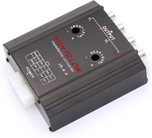 جيميتر محول مضخم صوت عالي ومنخفض مع 4 قنوات لمضخم الصوت التلقائي ومشغل سي دي وواجهة عالية الى منخفضة لسيارات فورد المختارة in Kuwait