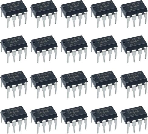 LM386 مضخم الصوت FMHXG 20 قطعة LM386N DIP-8 مضخم طاقة الصوت منخفض الجهد، مضخم طاقة الصوت in Saudi Arabia