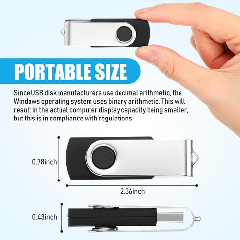 Kanayu 100 Pack USB Flash Drives Bulk 2.0 USB Thumb Drives Memory Jump Drive with LED Light Portable Keychain Flash Drive for Data Storage Pc Computer Laptop Office School (16GB) in Saudi Arabia