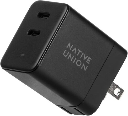 شاحن Native Union Fast GaN PD 35W - شاحن USB-C فائق الصغر مع توصيل طاقة يصل إلى 35W - لأجهزة MacBook Air وiPad وiPhone والمزيد (أبيض) in Saudi Arabia