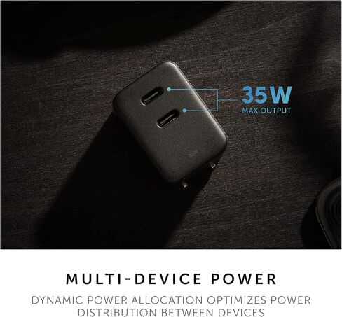 شاحن Native Union Fast GaN PD 35W - شاحن USB-C فائق الصغر مع توصيل طاقة يصل إلى 35W - لأجهزة MacBook Air وiPad وiPhone والمزيد (أبيض) in Saudi Arabia