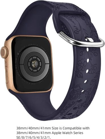 سوار ساعة OULRAEFS Apple مع حليات (تتضمن أساور iWatch) متوافق مع أحزمة ساعة Apple 38 مم 40 مم 41 مم 42 مم 44 مم 45 مم 49 مم السلسلة 8 Ultra 7 SE 6 5 4 3 2 1 سوار منقوش وإكسسوارات حلقات حلقية زخرفية in Saudi Arabia
