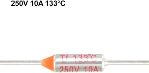 uxcell 250V 10A 133 Celsius Circuit Cut-off Temperature Thermal Fuse 10 Pcs in Saudi Arabia