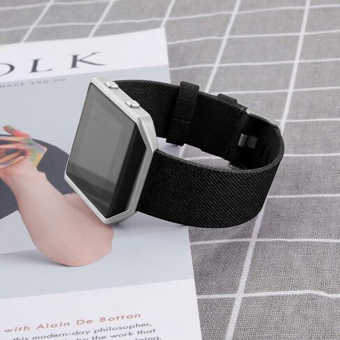 Fit for Fitbit Blaze Bands Women Men, Woven Nylon Bands Canvas Quick Release Replacement Watch Band Wristbands Accessory Straps Bracelet Fit for Fitbit Blaze Smartwatch in Saudi Arabia