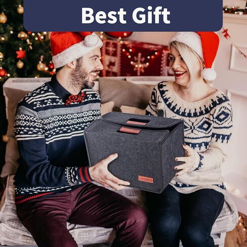 حامل اكواب محمول مع 2 حامل اكواب من فويجو، حامل مشروبات معزول قابل لاعادة الاستخدام مع مقابض، حامل اكواب قهوة قابل للطي للمشروبات الساخنة والباردة (زجاجتين، رمادي داكن) in Kuwait