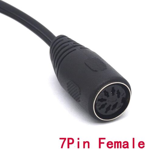 7 Pin Din Female to 2 RCA Male Audio Cable for Bang & Olufsen, Naim, Quad.Stereo Systems (1 Meter) in Kuwait