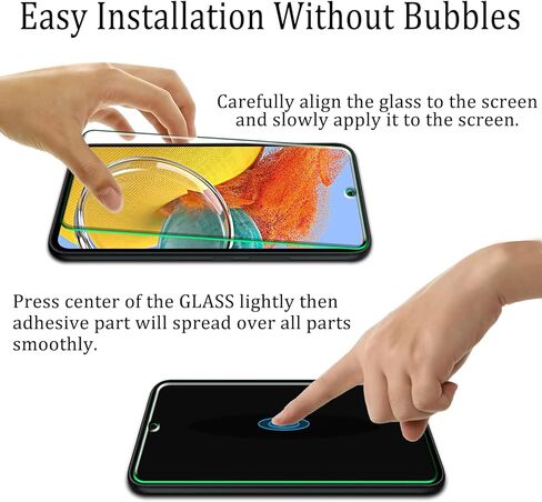 KATIN [2-Pack] Screen Protector Designed for Samsung Galaxy A54 5G Tempered Glass, Anti Scratch, Bubble Free, HD Clear, Case Friendly in Kuwait