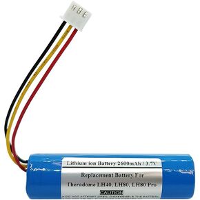 بطارية بديلة 2600 مللي أمبير 3.7 فولت لجهاز Theradome LH40، LH80، LH80 Pro، INR18650-1S1P in Kuwait