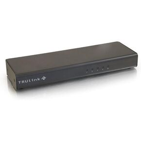 Legrand - C2G 2 Port HDMI Splitter, 4K UHD Signal Splitter, Black HDMI Splitter with Input to Output Splitter, 1 Count, C2G 41057