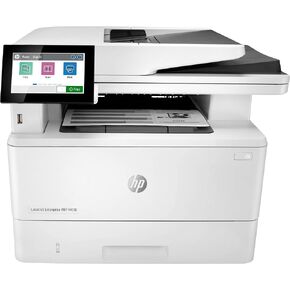 طابعة ليزر HP Laserjet Enterprise MFP M430f الكل في واحد سلكية أحادية اللون، بيضاء - طباعة مسح ضوئي وفاكس - شاشة LCD 4.3 بوصة، 40 صفحة في الدقيقة، طباعة تلقائية على الوجهين، وحدة التغذية التلقائية للمستندات سعة 50 ورقة، إيثرنت (متجدد) in Kuwait