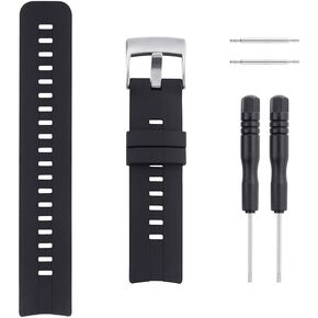 أحزمة ساعة Sencato متوافقة مع Suunto Spartan Sport HR، حزام معصم بديل مطاطي ناعم كلاسيكي لسوار الساعة الذكية Suunto Spartan Sport HR (وردي) in Kuwait