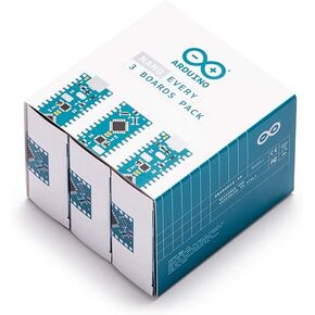 Arduino Nano Every (Single Board) [ABX00028-A] - ATmega4809 Microcontroller, 48KB Flash, 6KB SRAM, 20 Digital I/O Pins, 8 Analog Inputs, USB-C, Compatible with Arduino IDE for Embedded Projects in Saudi Arabia