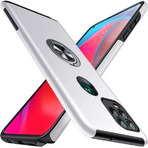 JAME for Moto G Stylus 5G 2023 Case, Slim Soft Shockproof Protective Case for Motorola G Stylus 5G Case 2023, with Invisible Ring Kickstand for Motorola G Stylus 5G 2023 Case, Black