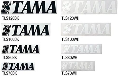 TAMA Logo Sticker Black-2" x 9" (TLS100BK) in Saudi Arabia