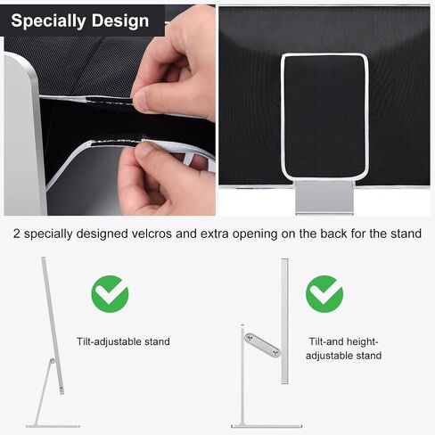 Computer CPU Dust Cover, Waterproof Desktop PC Mid-Tower Computer Host Dustproof Cover Full Case Protector with Zipper, Anti-Static CPU Tower PC Dust Covers (8.5W x 18.5H x 19.7D) in Saudi Arabia