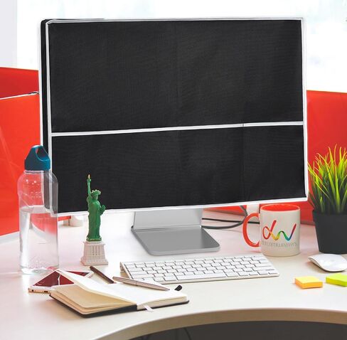 Computer CPU Dust Cover, Waterproof Desktop PC Mid-Tower Computer Host Dustproof Cover Full Case Protector with Zipper, Anti-Static CPU Tower PC Dust Covers (8.5W x 18.5H x 19.7D) in Saudi Arabia