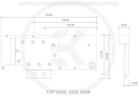 ويف - EK Quan Vec XC3 RTX 3080/90 Act Backp Ac | 3831109843550 in Saudi Arabia