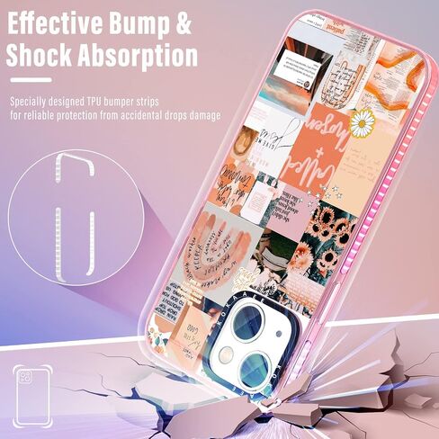 Kokaaee (2in1 لهاتف iPhone 14 Pro Max حافظة لطيف جمجمة للنساء والفتيات حافظات هاتف هيكل عظمي بناتي تصميم فريد من نوعه قوطي ناعم من مادة TPU + حامل حلقة لـ 14 ProMax 6.7" in Kuwait