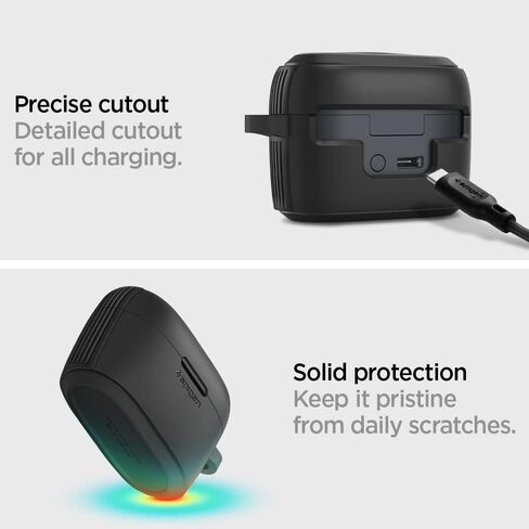 Spigen Rugged Armor مصمم لحافظة Sony Linkbuds S - أسود مطفي in Kuwait