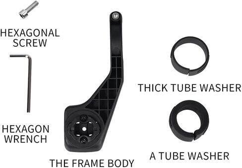 حامل دراجة جارمين يدور 360 درجة متصل بمقود الجذع الأمامي لحافة Varia iGPSPORT XOSS Magene Blackbird in Kuwait