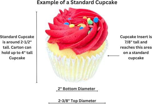 ARTCORR 4 Cupcake Boxes 10 Count, 7"x 7" x 4" White Bakery Boxes - No Window, Great For Gifting, Stackable - Tray Insert For Standard And Jumbo Gourmet Cupcakes in Saudi Arabia