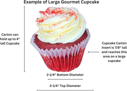 ARTCORR 4 Cupcake Boxes 10 Count, 7"x 7" x 4" White Bakery Boxes - No Window, Great For Gifting, Stackable - Tray Insert For Standard And Jumbo Gourmet Cupcakes in Saudi Arabia