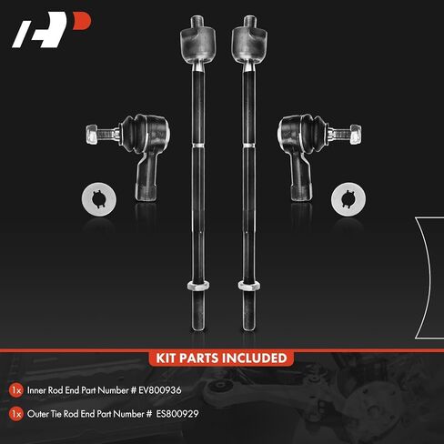 A-Premium 4Pcs Inner Outer Tie Rod End Kit Compatible with Chevrolet Sonic 2012-2019 1.4L 1.6L 1.8L in Saudi Arabia