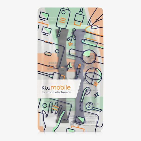 kwmobile Silicone Bands Compatible with Fitbit Versa 4 / Sense 2 / Versa 3 / Sense (Set of 2) - Size L 6.8-9.4 inches (17.2-23.8 cm) - Black/Dark Blue in Saudi Arabia