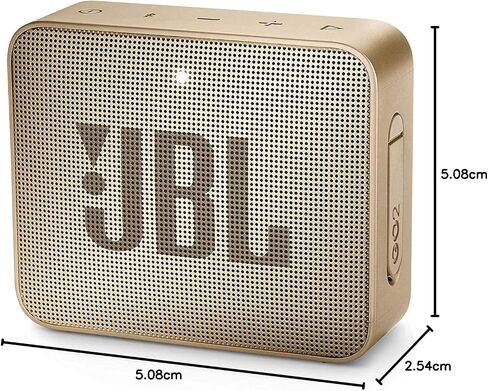 جيه بي ال لايف ستايل جي بي ال JBLGO2CPN GO 2 مكبر صوت بلوتوث محمول مقاوم للماء (شامبانيا) ،4.3 × 4.5 × 1.5 in Saudi Arabia