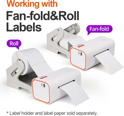 طابعة ملصقات الشحن الحرارية Fangtek - طابعة حرارية عالية السرعة مباشرة من الدرجة التجارية - متوافقة مع طابعة Amazon وEbay وEtsy- 4×6 الحرارية in Kuwait