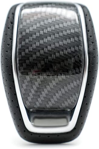 SHIFTIN الجلود الخشب تقليم ألياف الكربون والعتاد التحول المقبض عصا علبة التروس شيفتر رافعة لتويوتا هايلاندر Rav4 Venza 2019 2020 2022 (جلد أسود/نمط ألياف الكربون) in Kuwait