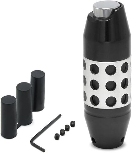 Viemx&Bm Knob Shift 5 Speed Shifter Extension JDM Racing Manual Automatic with Adapter Screw on for Mazda Miata Subaru Focus ST 350z VB-02-5H3-01 in Kuwait