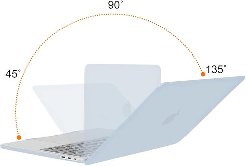 حافظة MOSISO متوافقة مع جهاز MacBook Pro 13 بوصة M2 2024، 2023، 2022-2016 A2338 M1 A2251 A2289 A2159 A1989 A1708 A1706 مع/بدون شريط لمس، غطاء بلاستيكي صلب وواقي شاشة، أسود in Kuwait