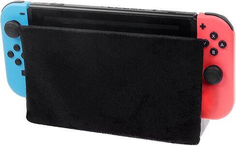 Wanty Nintendo Switch Dust Cover Soft Velvet Lining Anti Scratch Cover Sleeve Pad for Nintendo Switch Charging Dock (black) in Saudi Arabia
