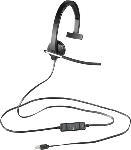 لوجيتك سماعة رأس USB Mono H650e (متجددة) in Kuwait