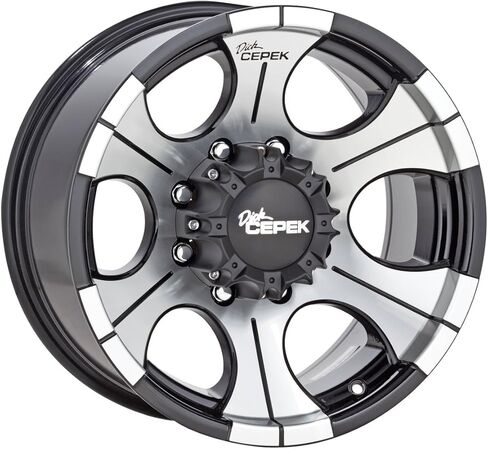 Cepek DC-2 Gloss Black Wheel with Machined Finish (17x9"/6x5.5") in Kuwait