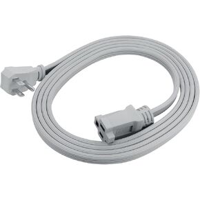 Clear Power 3ft 14/3 مكيف هواء رمادي / سلك تمديد داخلي للأجهزة الرئيسية، قابس مسطح مؤرض، مثالي لوحدات التيار المتردد والأجهزة الرئيسية، DCIC-0001-DC in Kuwait