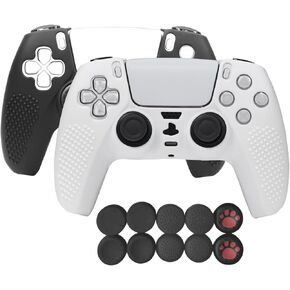 Bealuffe Controller Skin 2 Pack for PS5, Controller Cover for PS5 Silicone Protective Cover with Thumb Grip Caps in Kuwait